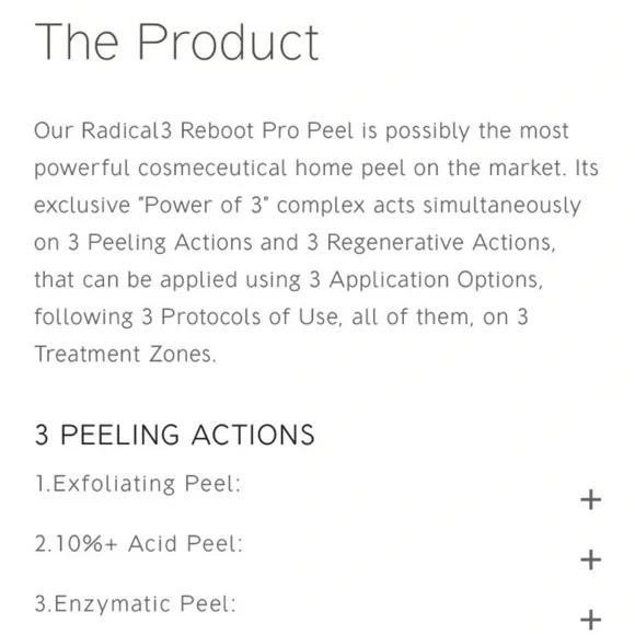 RADICAL3 REBOOT PRO PEEL 50ml
NEW IN BOX / SEALED (RV$99) - Picture 2 of 3